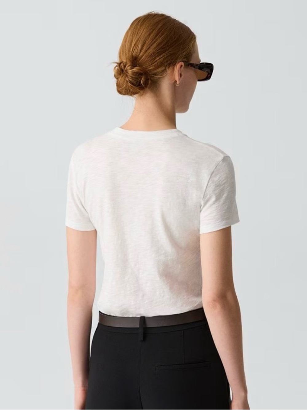 ✨ THEORY ✨ Tiny Tee in Organic Slub Cotton. - Picture 5 of 15